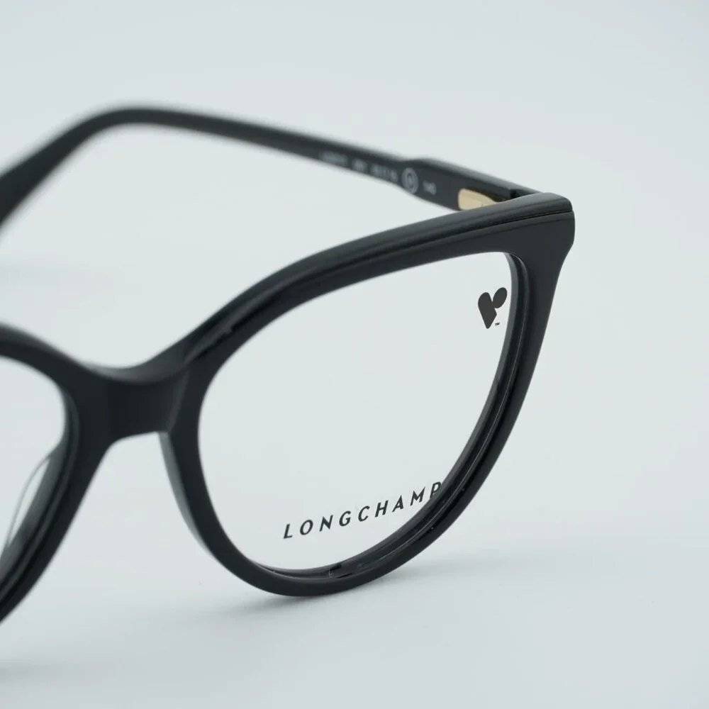 Longchamp LO2717 001 Eyeglasses Black 53mm Cat Eye Frame